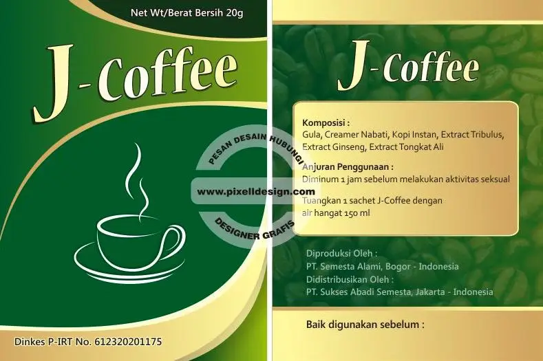 Kemasan Label Kopi