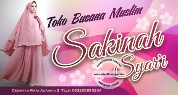 iklan toko baju busana muslim