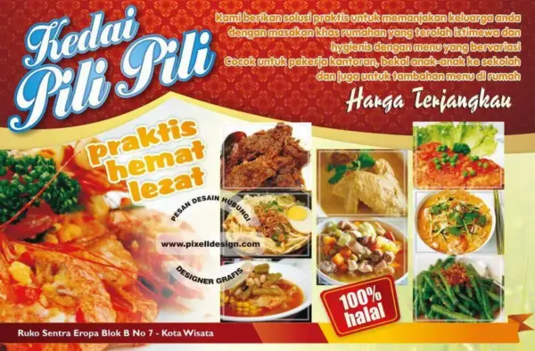 desain banner spanduk iklan makanan rumah makan kedai