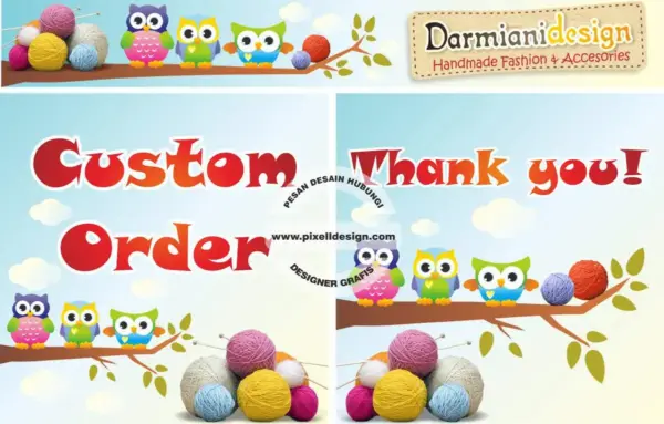desain banner spanduk iklan online shop accesoris