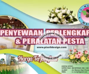 desain banner spanduk iklan persewaan alat pesta 1
