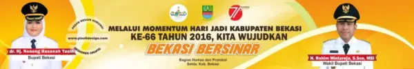 Banner spanduk pesan layanan masyarakat menarik