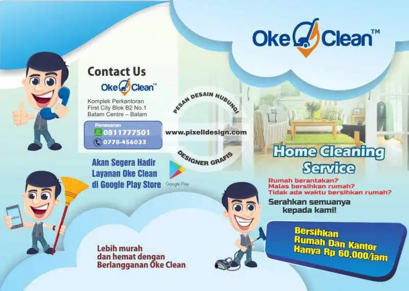 desain brosur flyer iklan jasa kebersihan cleaning service