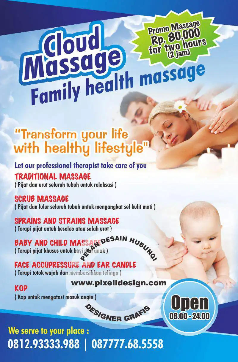 iklan kesehatan pijat massage