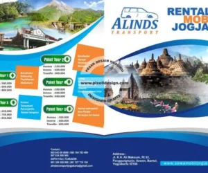 desain brosur flyer iklan jasa sewa rental mobil 2