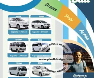 desain brosur flyer iklan jasa sewa rental mobil 3