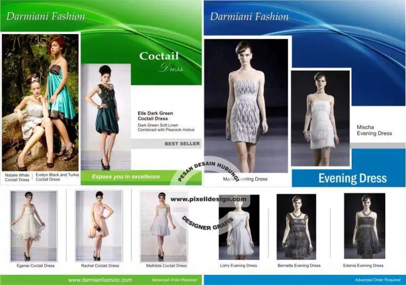 desain brosur flyer iklan katalog produk fashion baju