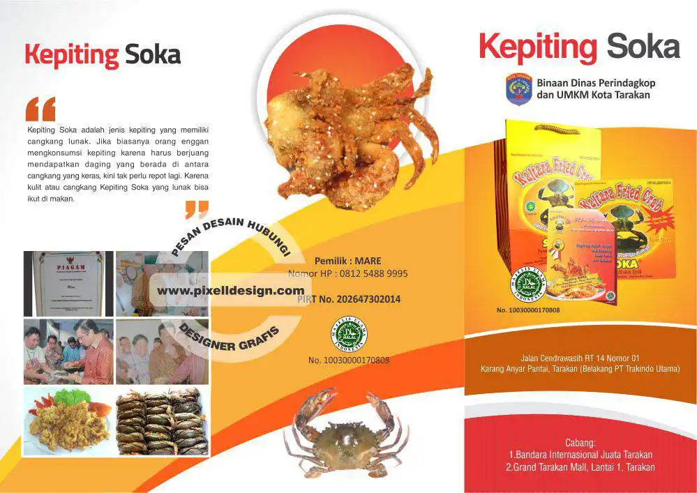 Iklan makanan seafood
