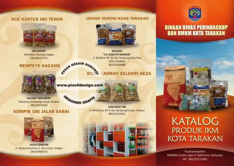 Iklan produk makanan ringan snack