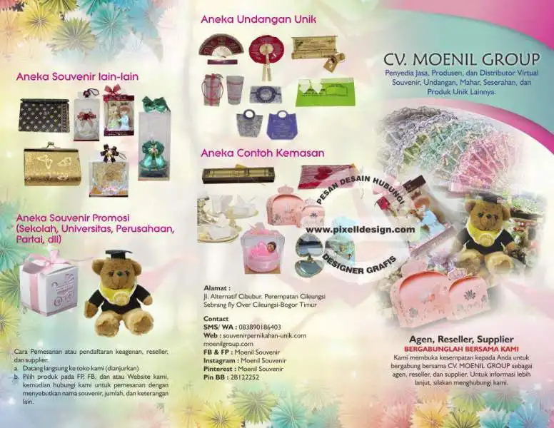 Brosur iklan produk souvenir