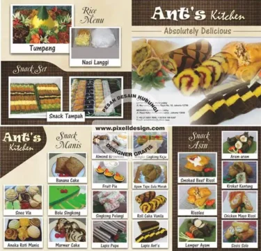 desain brosur flyer iklan produk makanan roti kue cake 10