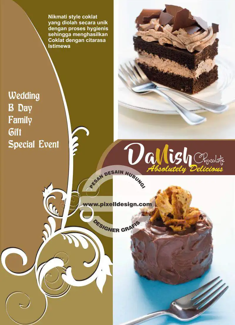Iklan makanan roti kue cake