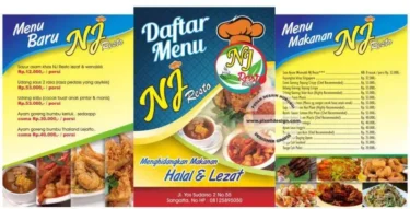 desain daftar menu makanan rumah makan 13