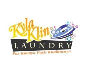 desain gambar logo laundry kyala klin