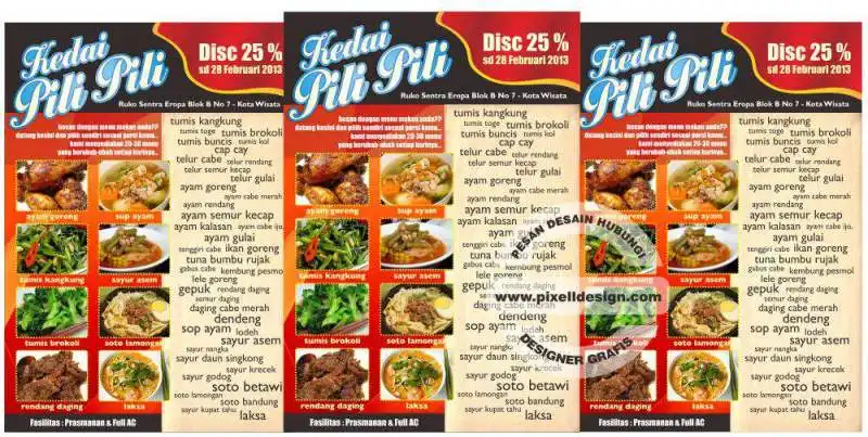 Iklan makanan rumah makan