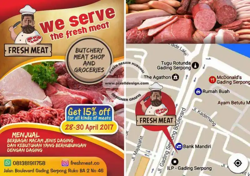 Iklan makanan daging
