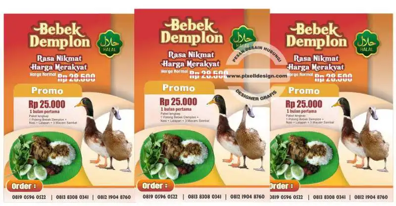 Iklan makanan bebek
