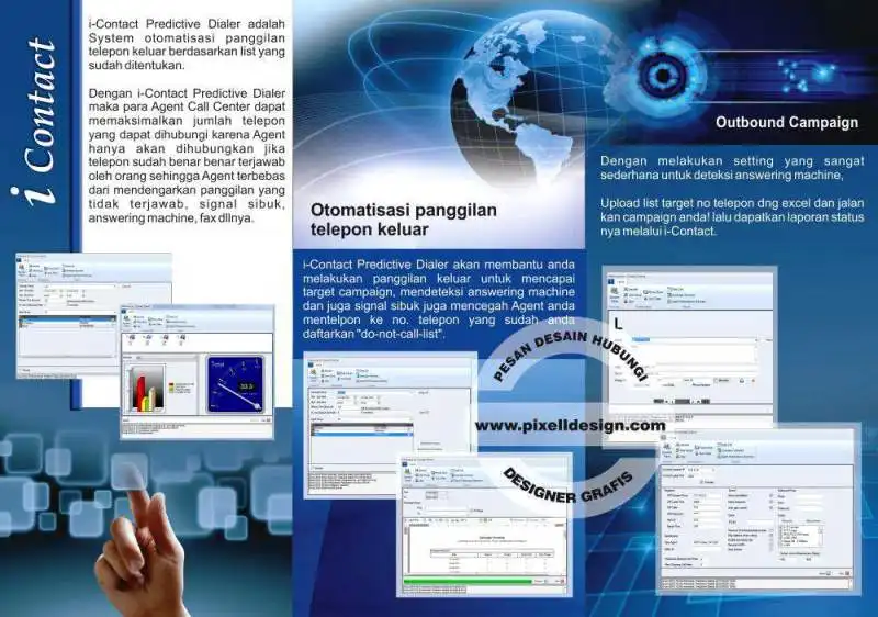 desain brosur flyer iklan produk software
