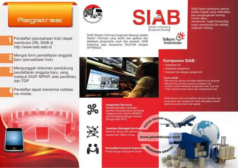 desain brosur flyer iklan produk software
