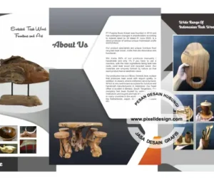desain katalog kerajinan furniture teak root 2