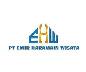 desain logo perusahaan PT emir haramain wisata
