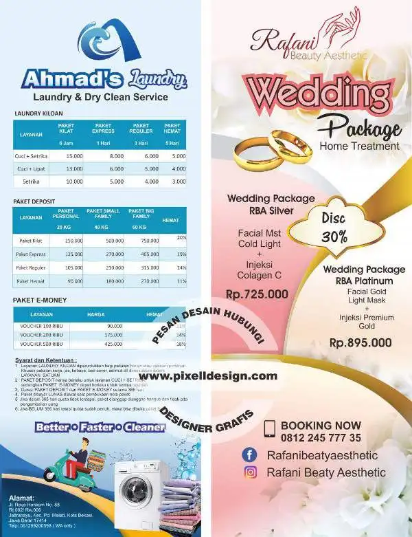 desain stand roll banner iklan jasa 