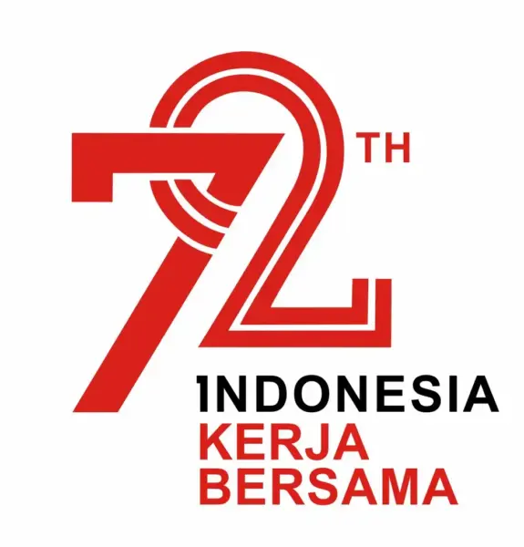 logo HUT RI 72 2018