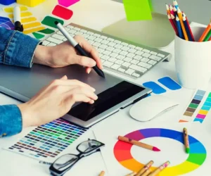 menentukan warna logo